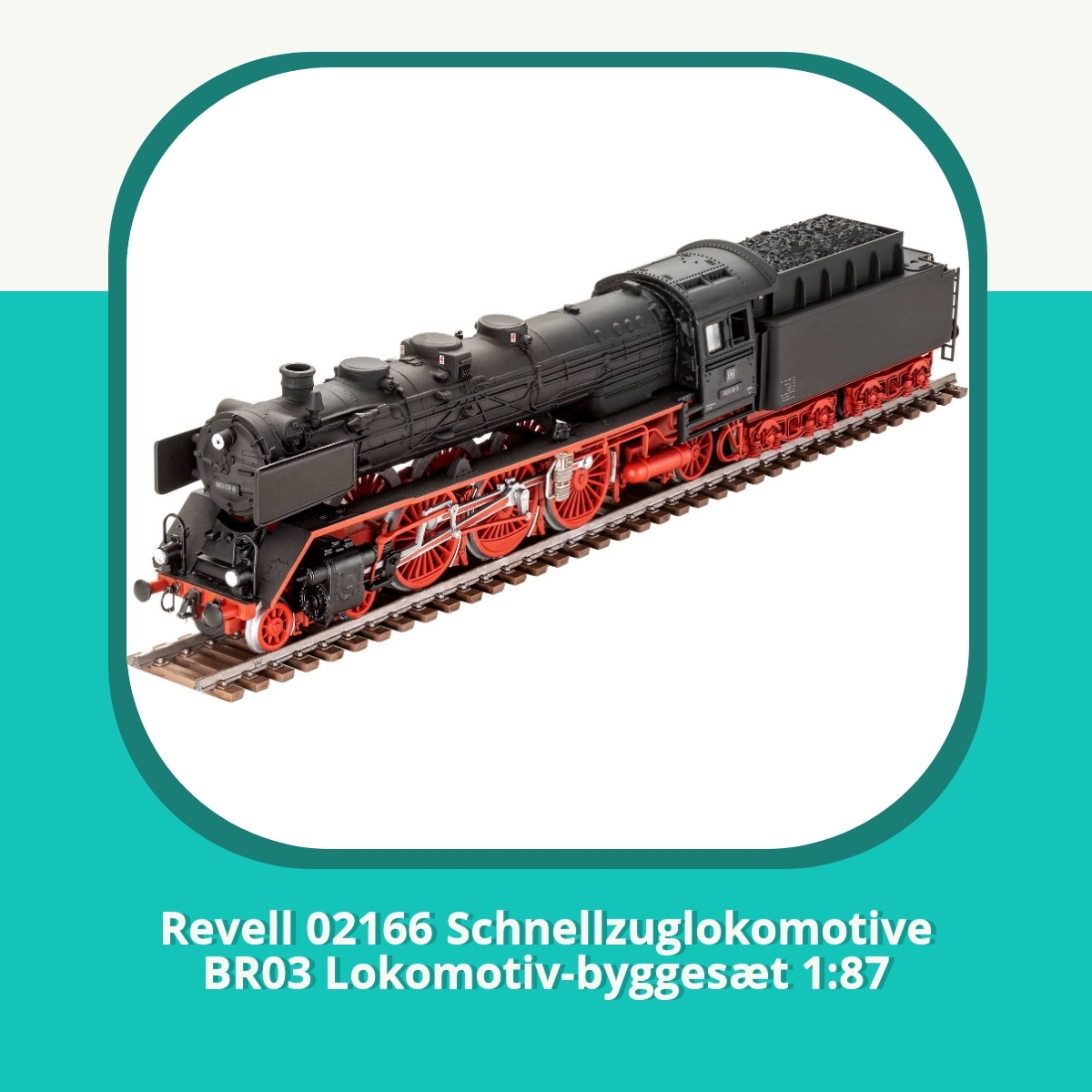 Anmeldelse af Revell 02166 Schnellzuglokomotive BR03 Lokomotiv-byggesæt 1:87