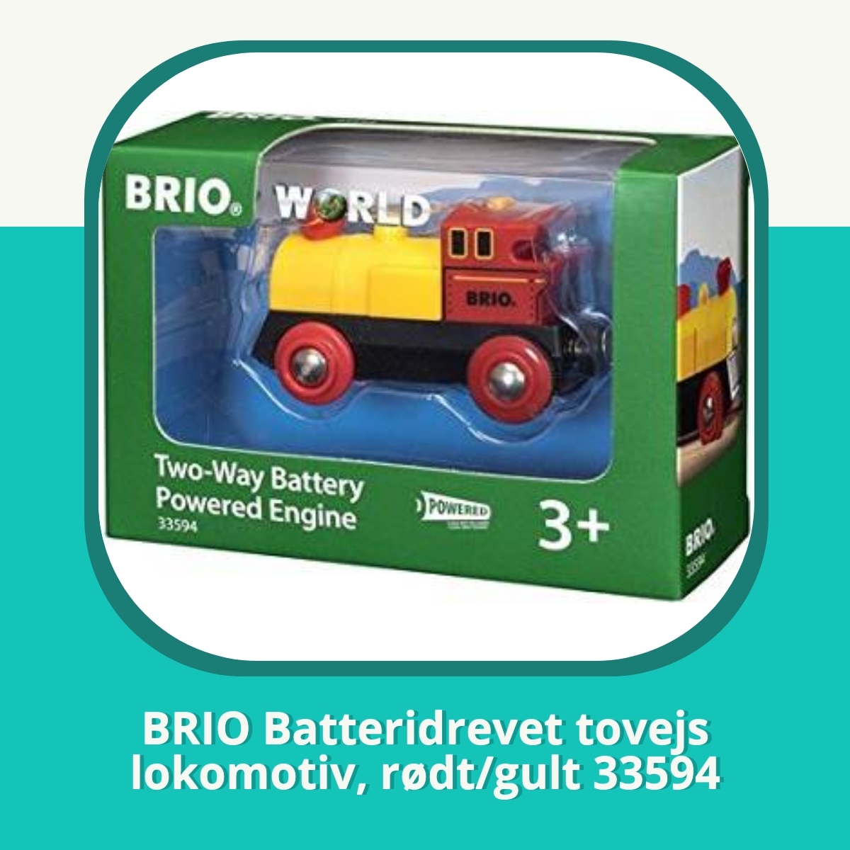 Anmeldelse af BRIO Batteridrevet tovejs lokomotiv, rødt/gult 33594