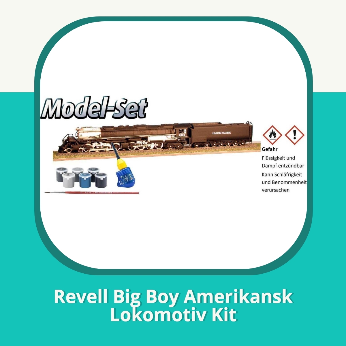 Anmeldelse af Revell Big Boy Amerikansk Lokomotiv Kit