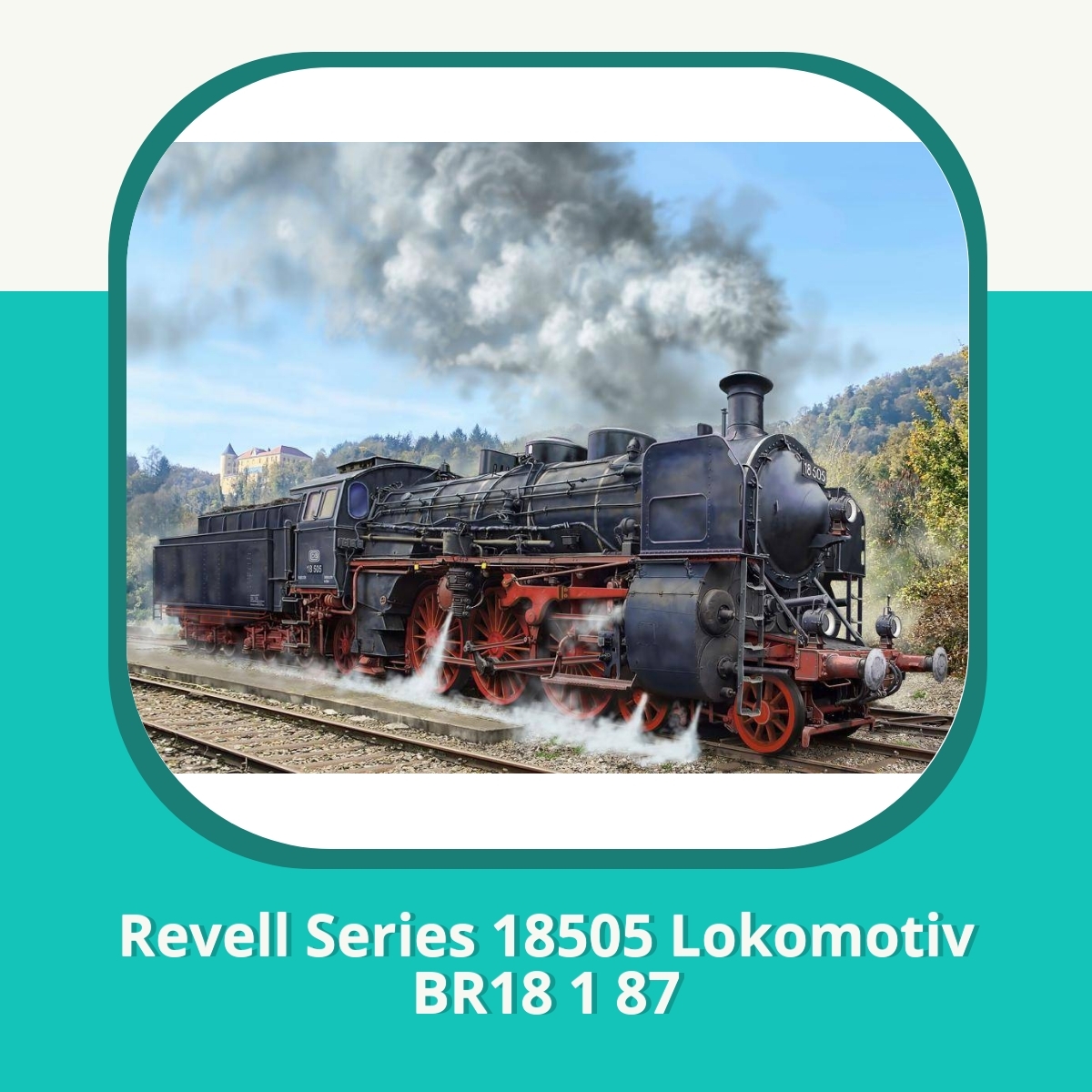 Anmeldelse af Revell Series 18505 Lokomotiv BR18 1 87