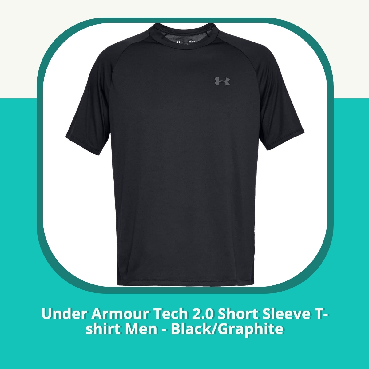 Recension af Under Armour Tech 2.0 Short Sleeve T-shirt Men - Black/Graphite