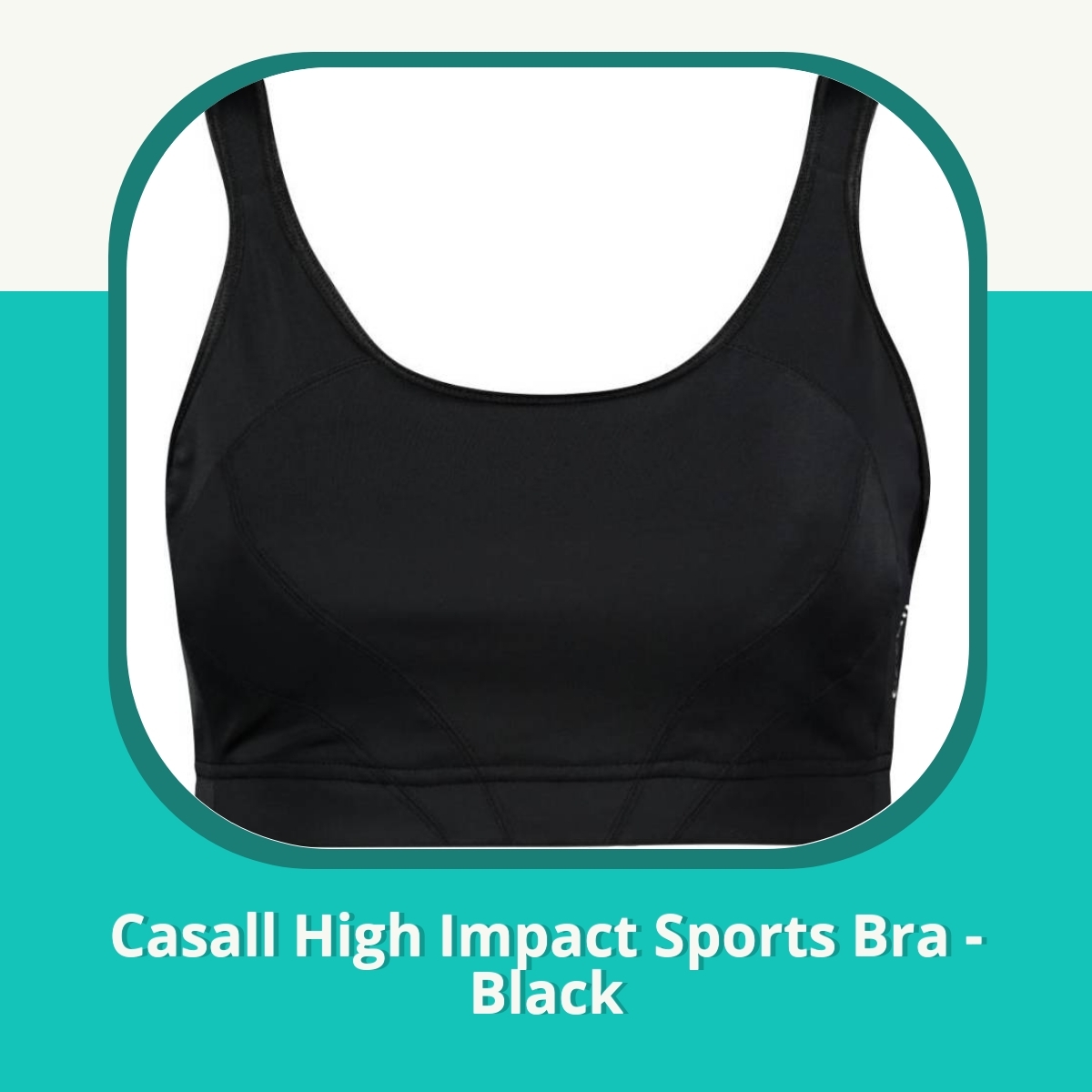 Recension af Casall High Impact Sports Bra - Black