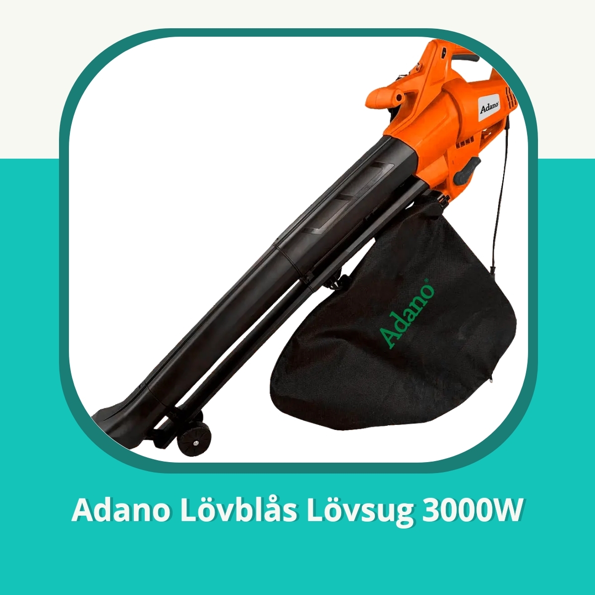 Recension af Adano Lövblås Lövsug 3000W