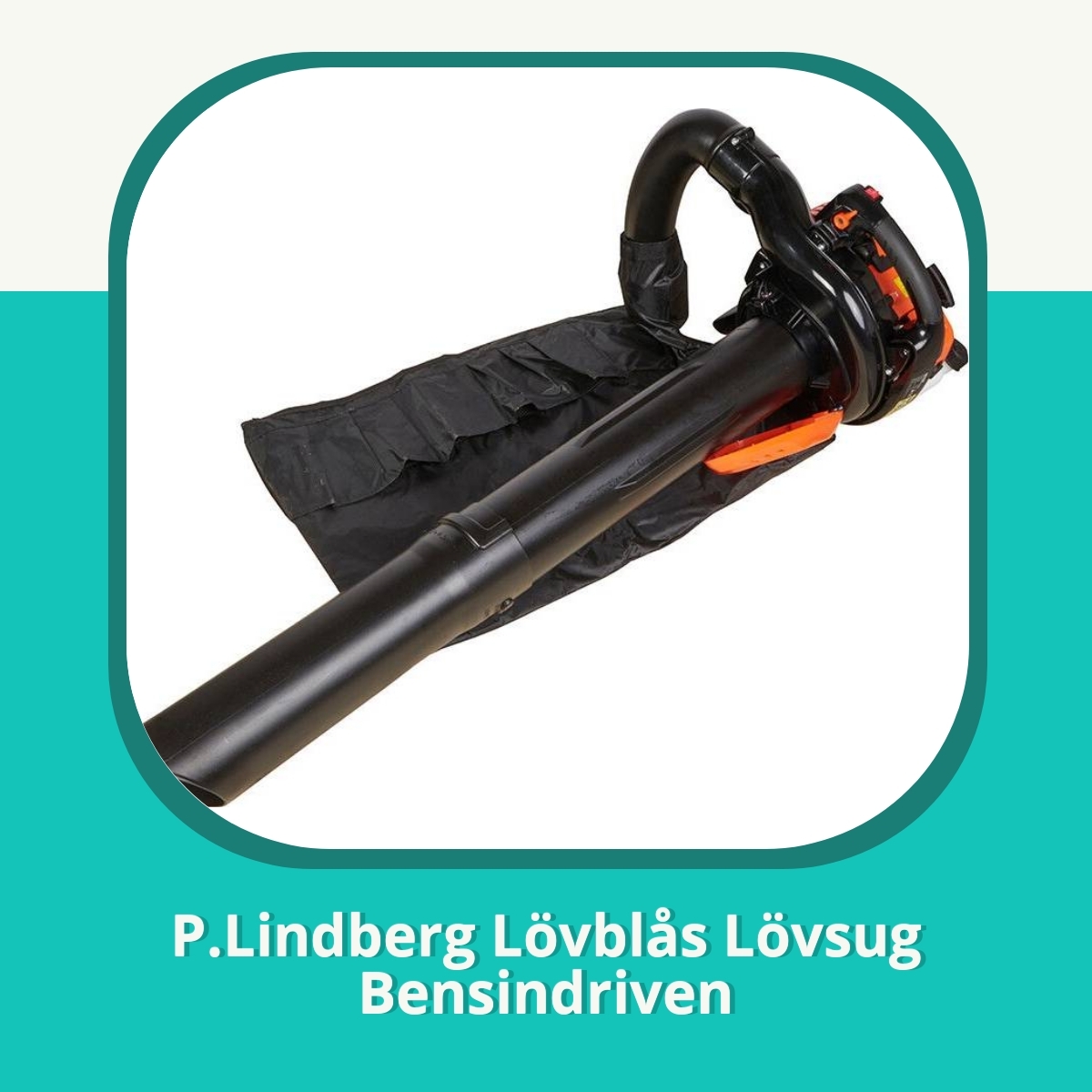 Recension af P.Lindberg Lövblås Lövsug Bensindriven