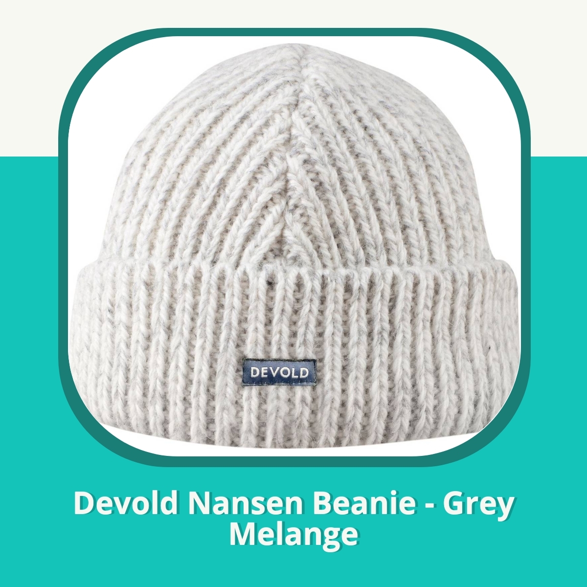 Anmeldelse af Devold Nansen Beanie - Grey Melange