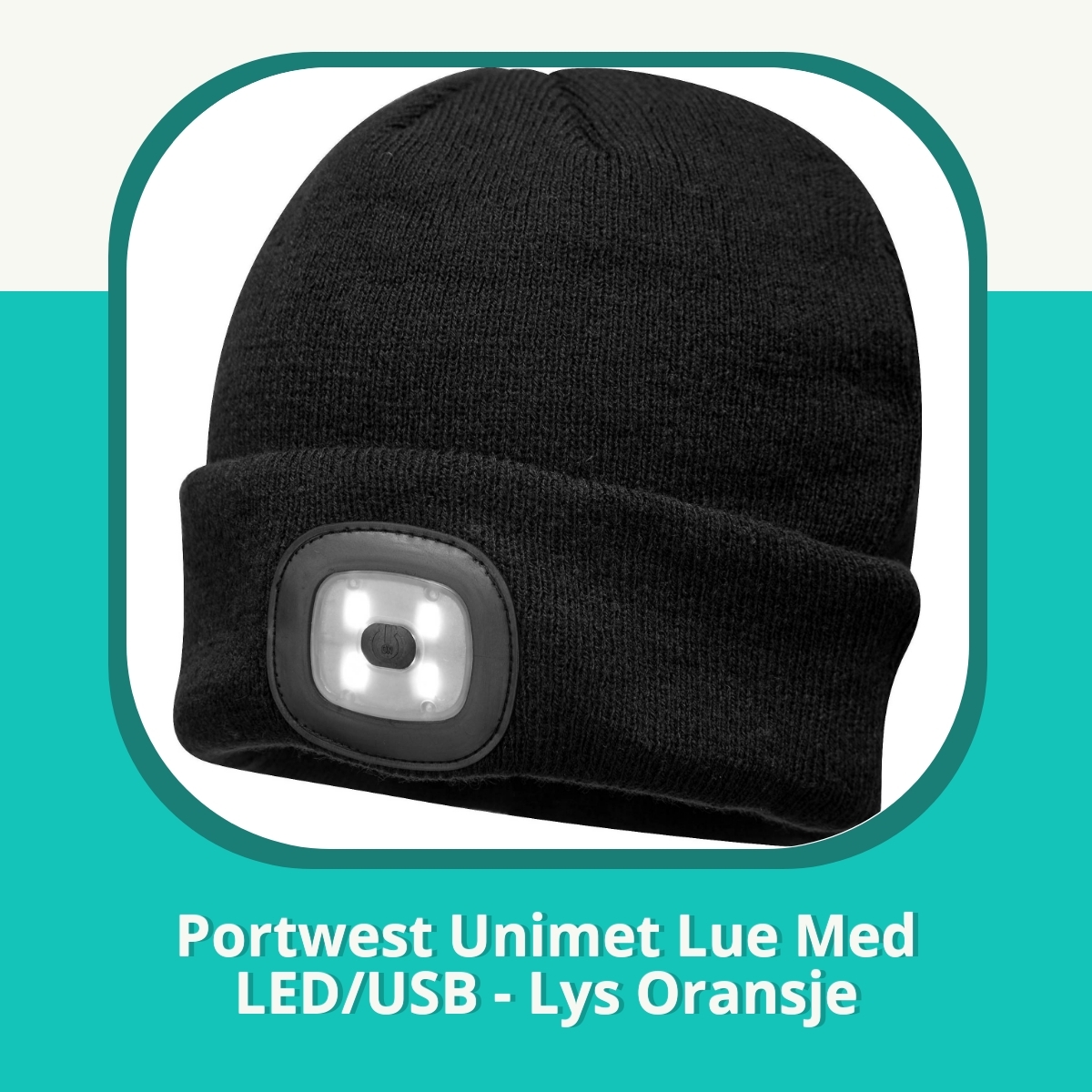 Anmeldelse af Portwest Unimet Lue Med LED/USB - Lys Oransje