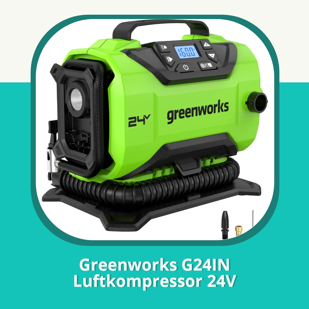 Recension af Greenworks G24IN Luftkompressor 24V