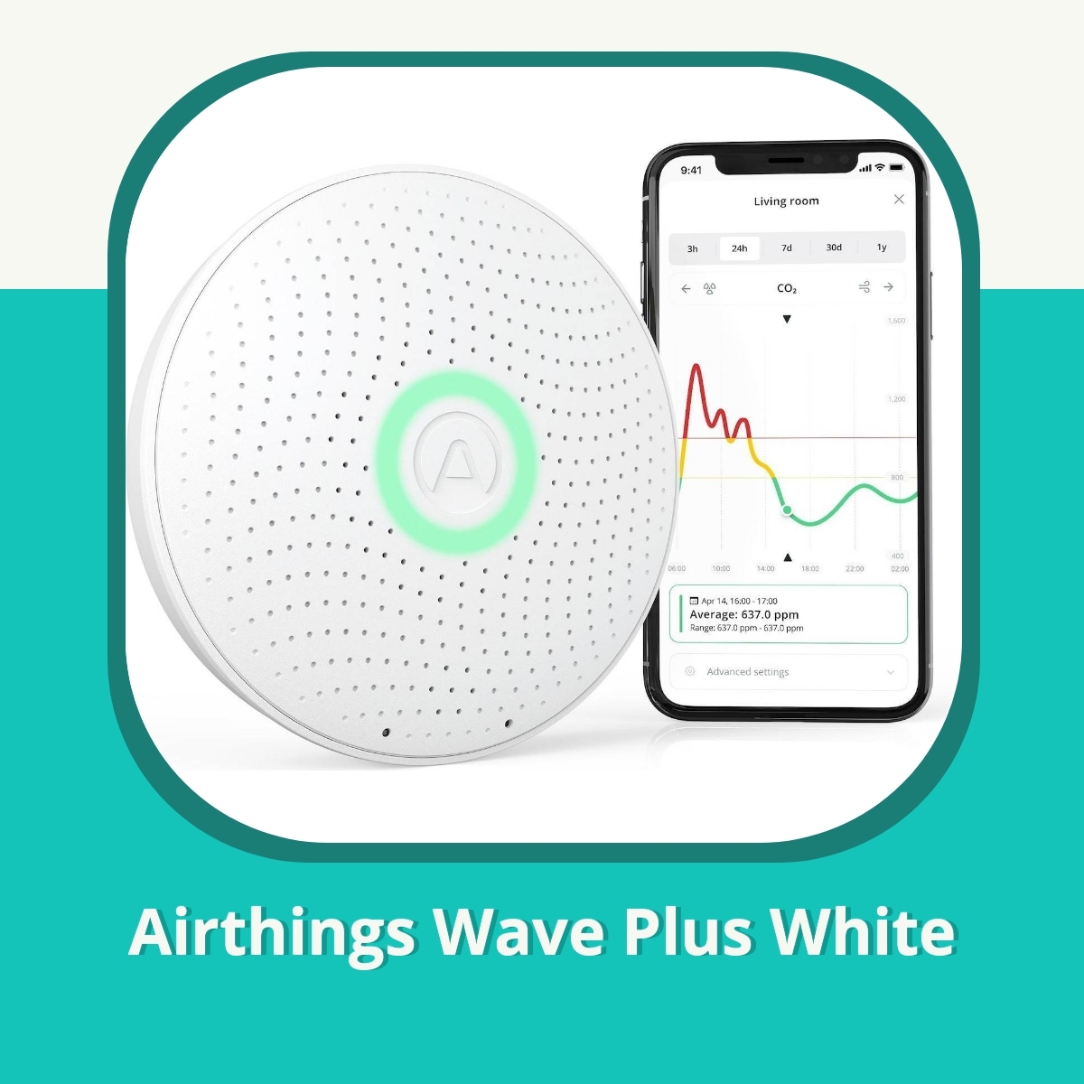 Anmeldelse af Airthings Wave Plus White