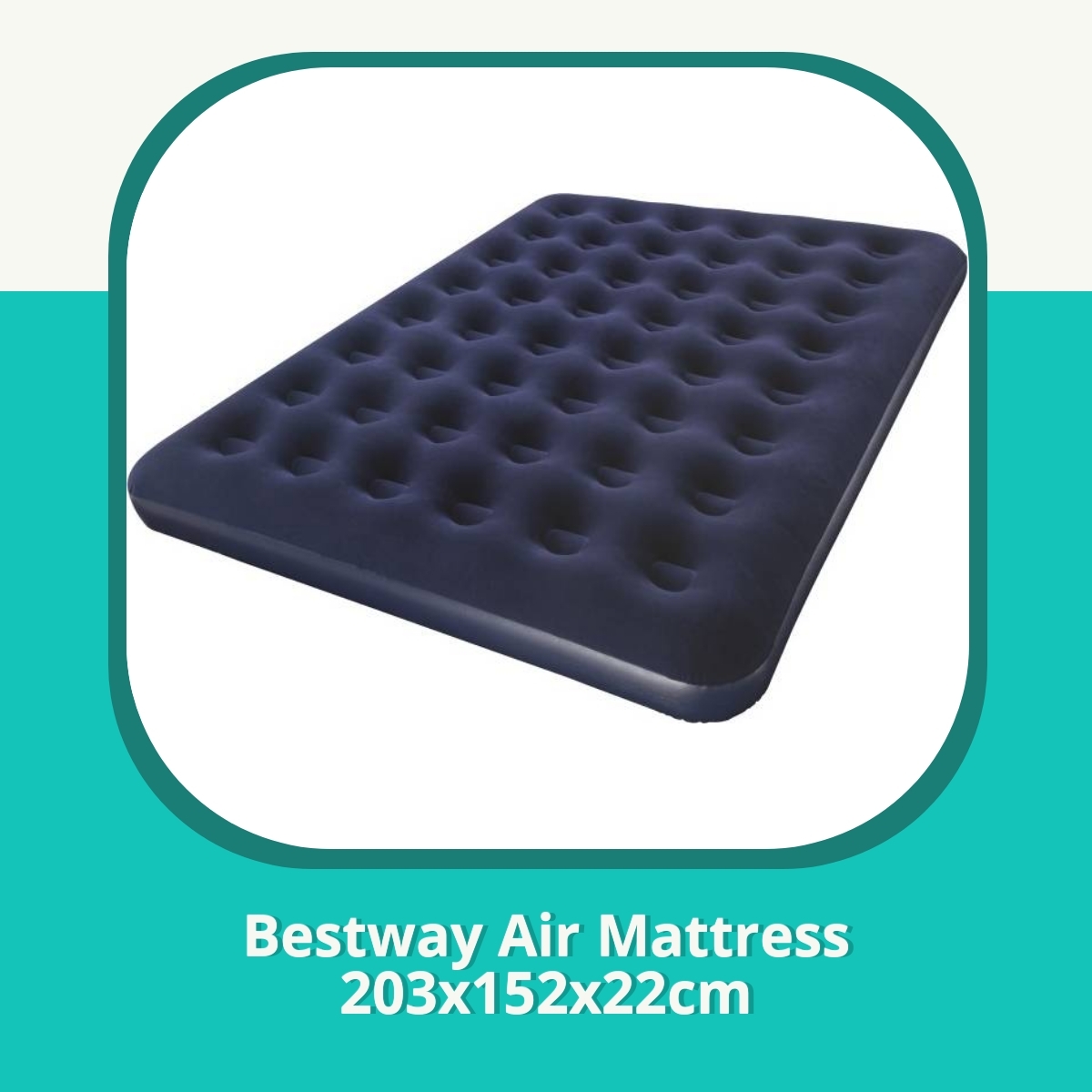 Recension af Bestway Air Mattress 203x152x22cm