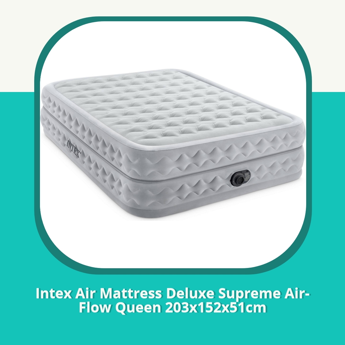 Recension af Intex Air Mattress Deluxe Supreme Air-Flow Queen 203x152x51cm