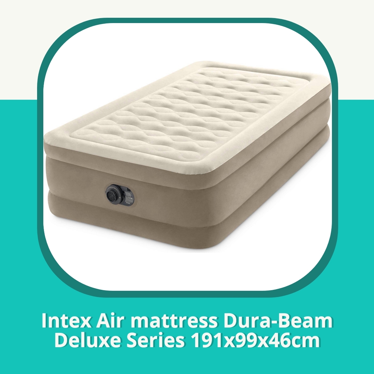 Recension af Intex Air mattress Dura-Beam Deluxe Series 191x99x46cm