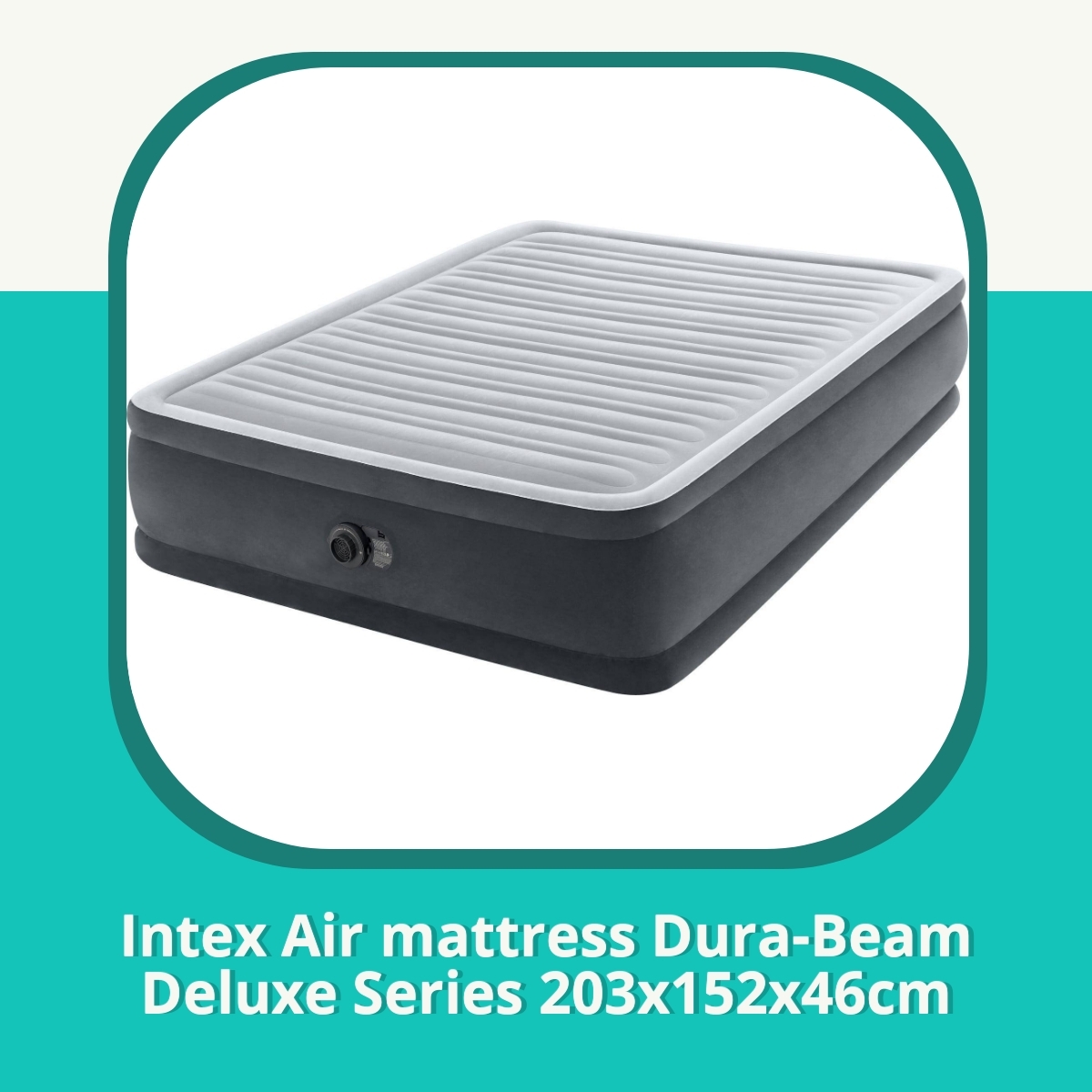 Recension af Intex Air mattress Dura-Beam Deluxe Series 203x152x46cm