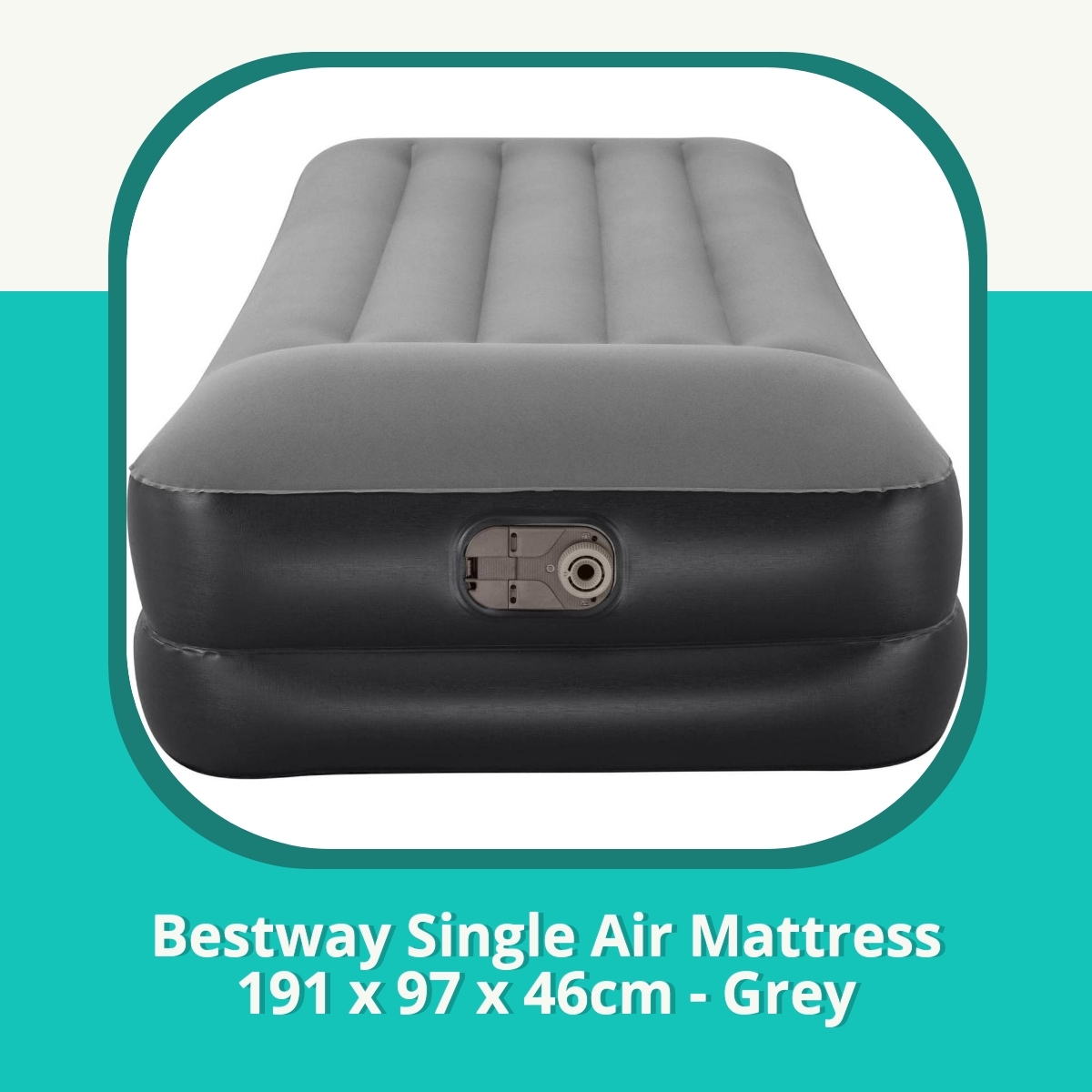 Recension af Bestway Single Air Mattress 191 x 97 x 46cm - Grey