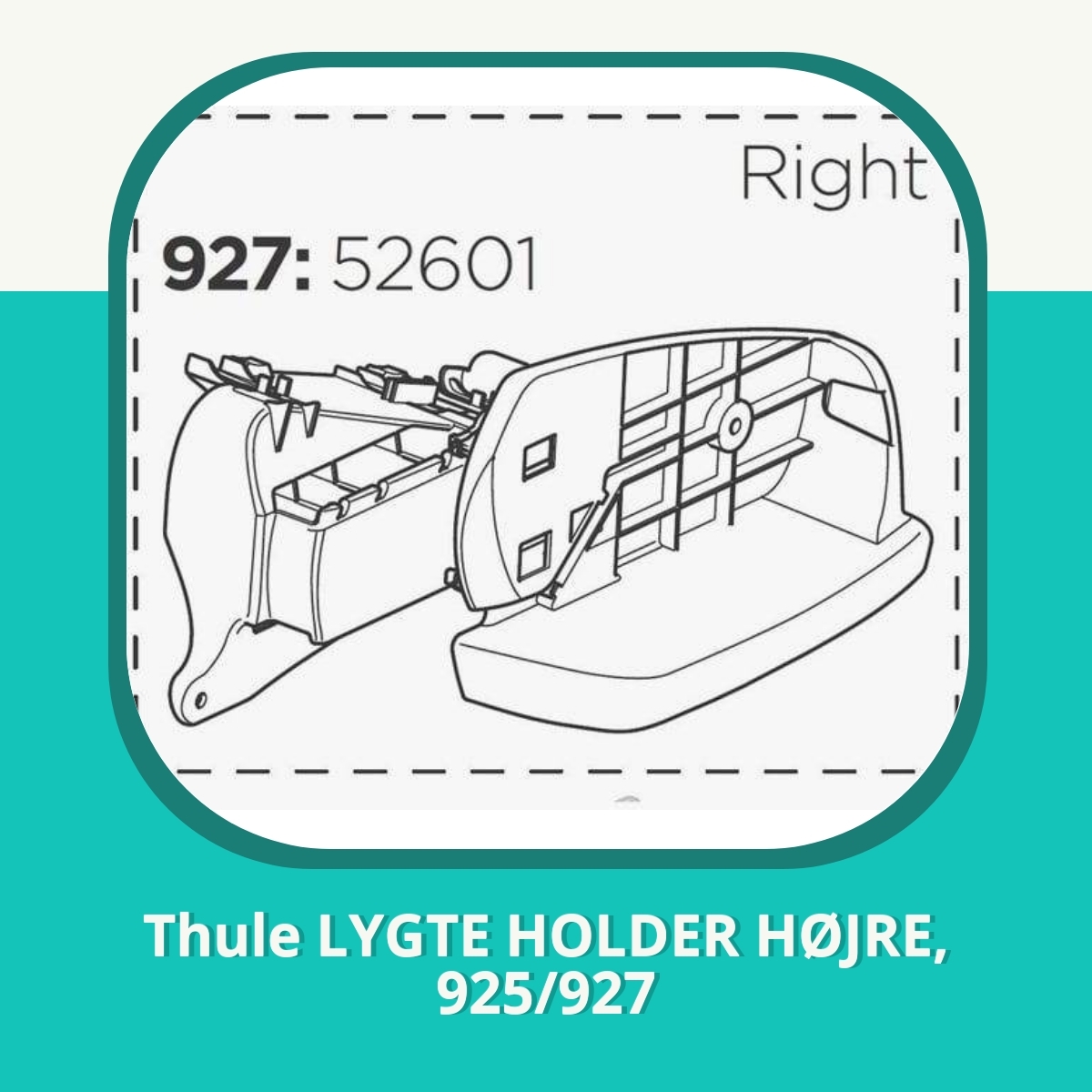 Anmeldelse af Thule LYGTE HOLDER HØJRE, 925/927