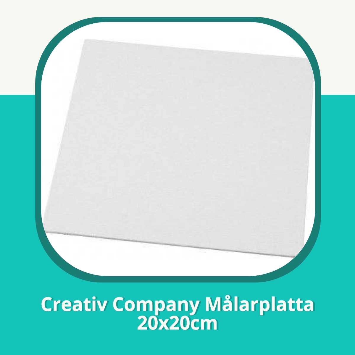 Recension af Creativ Company Målarplatta 20x20cm