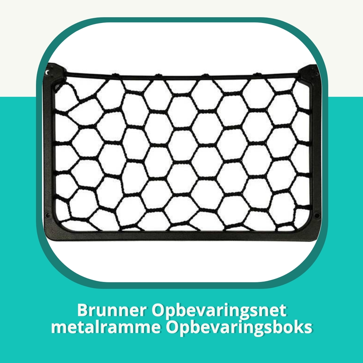Anmeldelse af Brunner Opbevaringsnet metalramme Opbevaringsboks