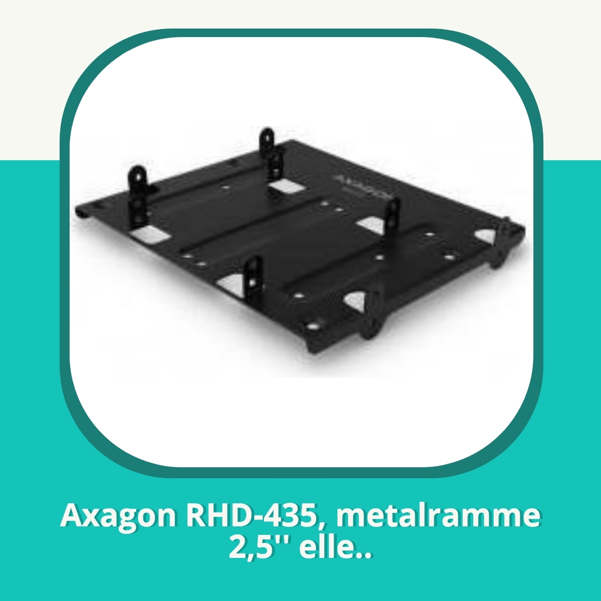 Anmeldelse af Axagon RHD-435, metalramme 2,5'' elle..