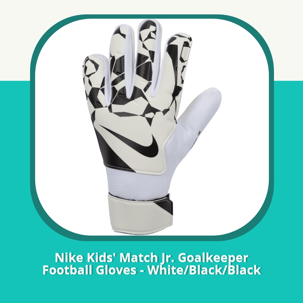 Recension af Nike Kids' Match Jr. Goalkeeper Football Gloves - White/Black/Black