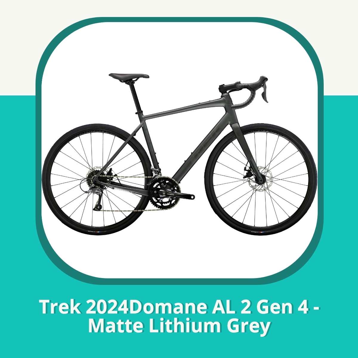 Anmeldelse af Trek 2024Domane AL 2 Gen 4 - Matte Lithium Grey