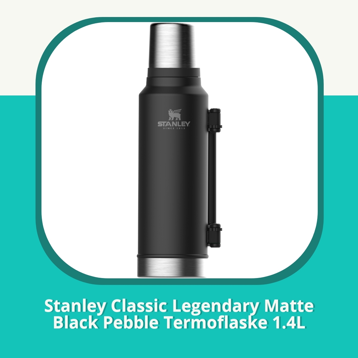 Anmeldelse af Stanley Classic Legendary Matte Black Pebble Termoflaske 1.4L