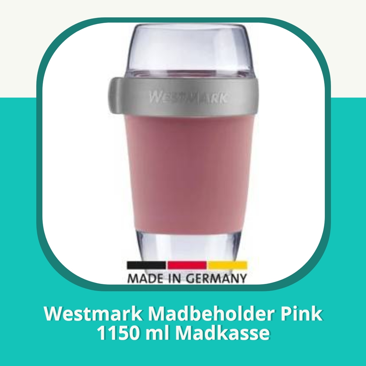 Anmeldelse af Westmark Madbeholder Pink 1150 ml Madkasse