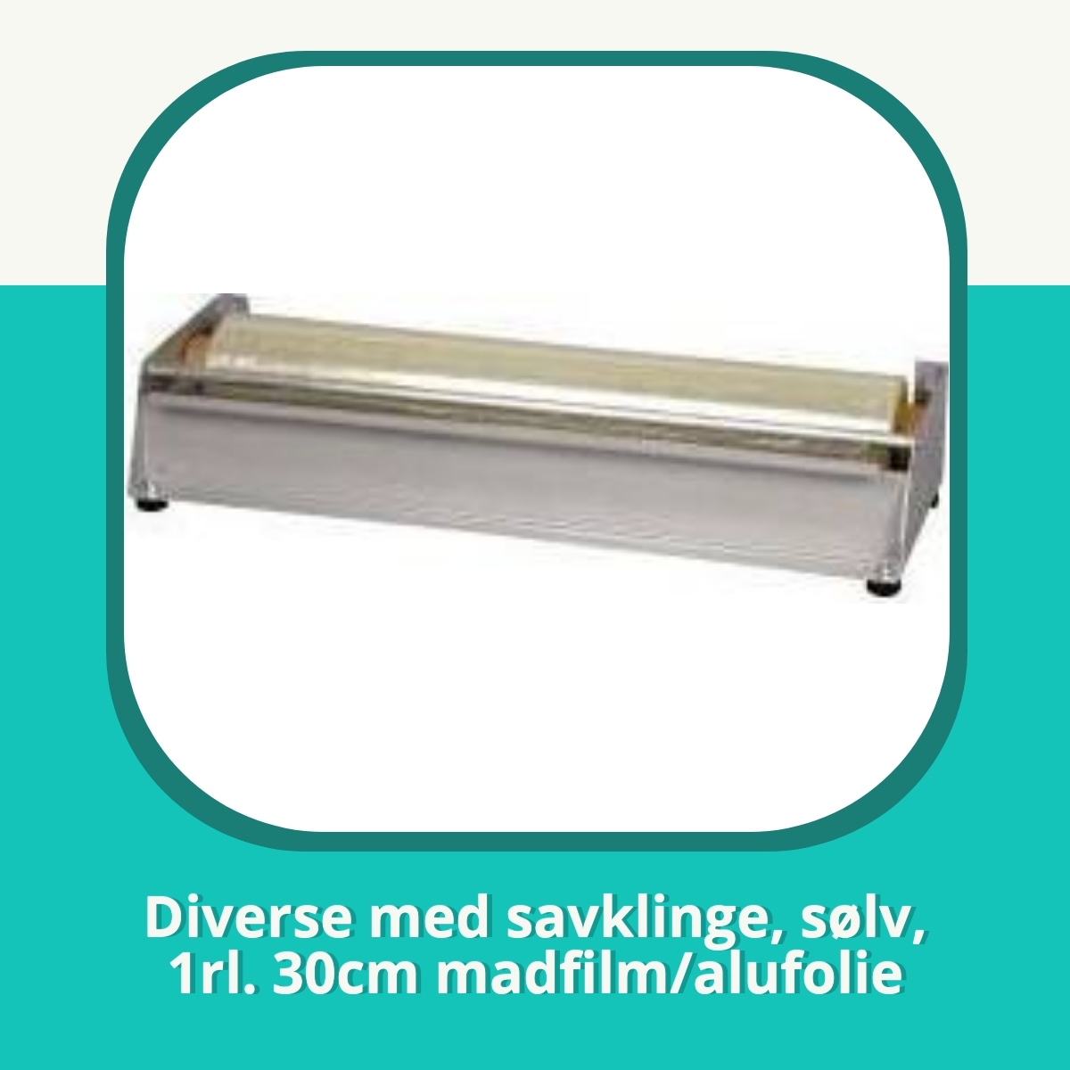 Anmeldelse af Diverse med savklinge, sølv, 1rl. 30cm madfilm/alufolie