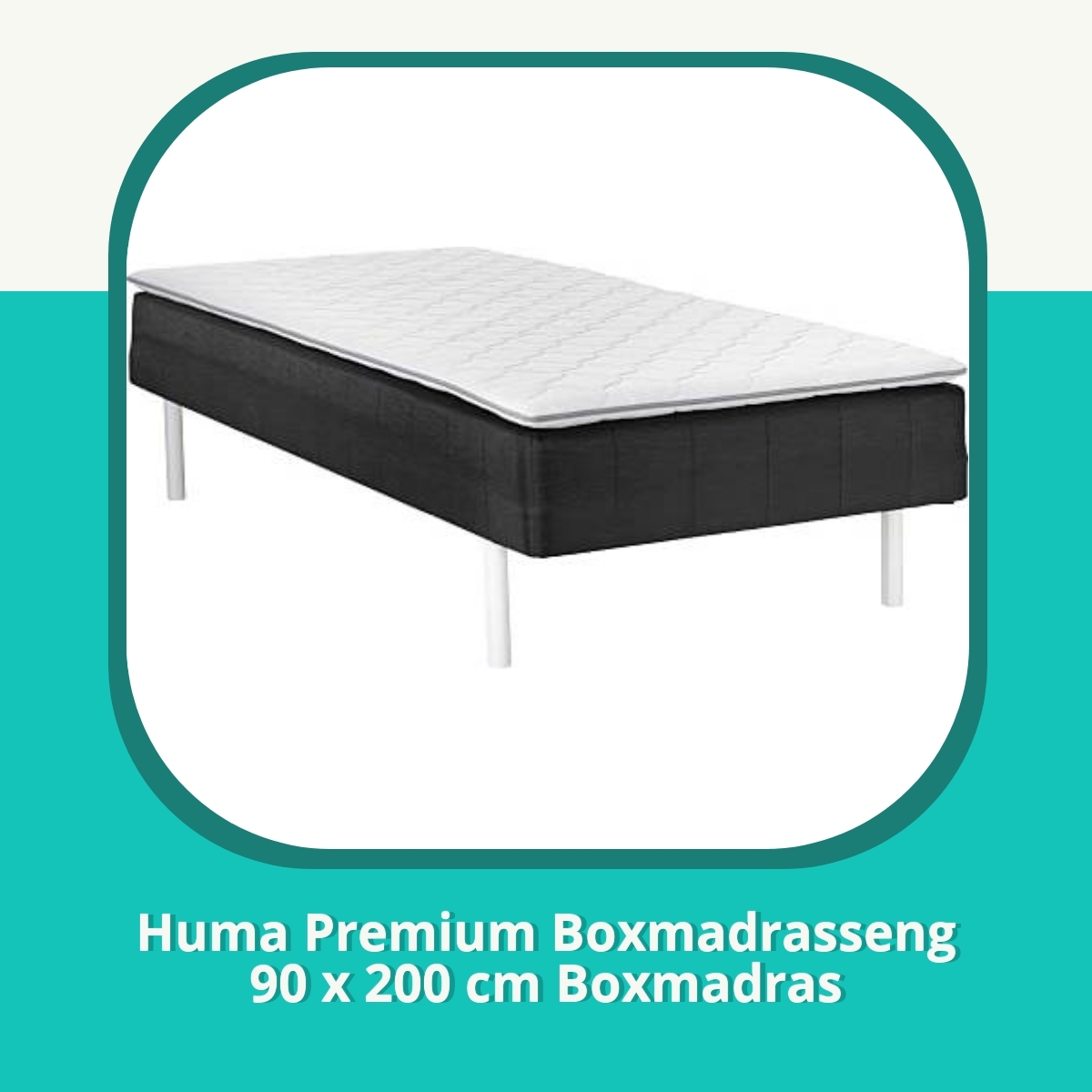 Anmeldelse af Huma Premium Boxmadrasseng 90 x 200 cm Boxmadras
