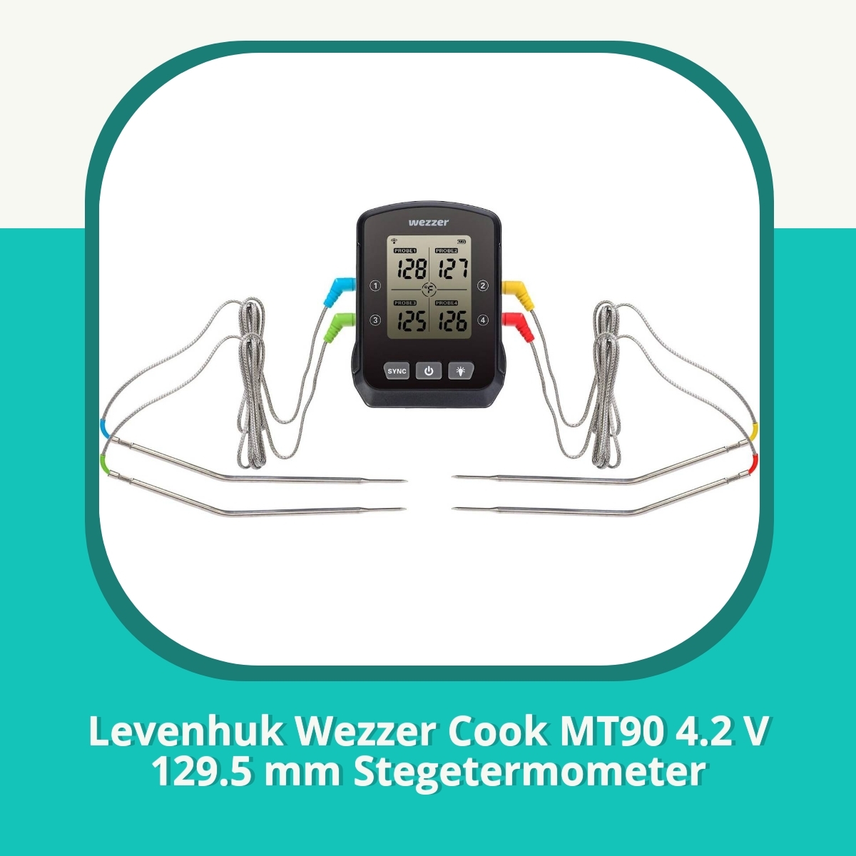 Anmeldelse af Levenhuk Wezzer Cook MT90 4.2 V 129.5 mm Stegetermometer