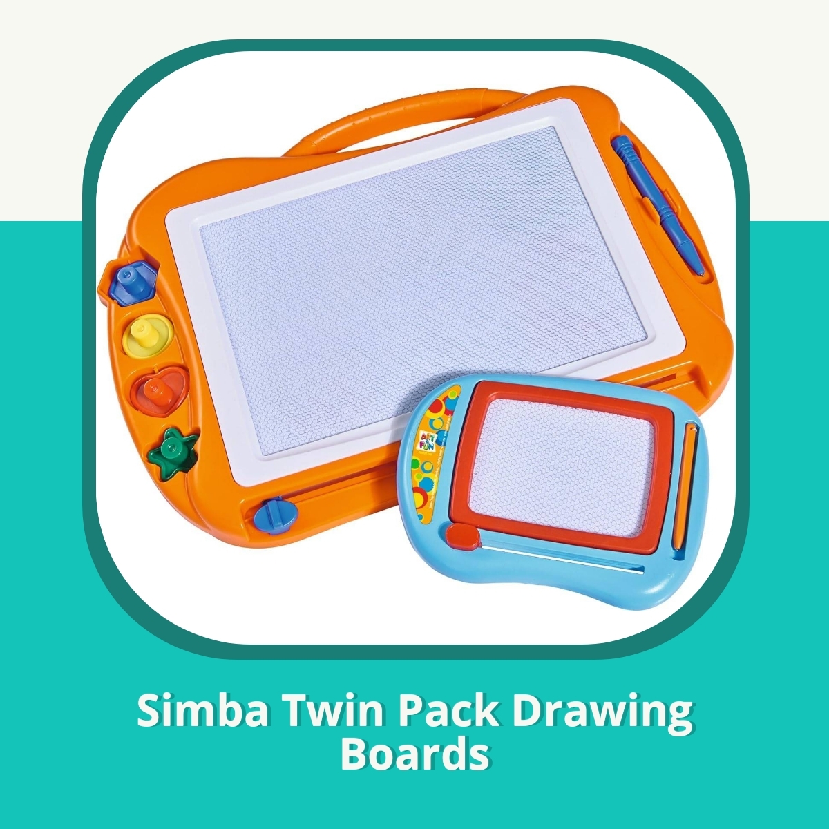 Anmeldelse af Simba Twin Pack Drawing Boards