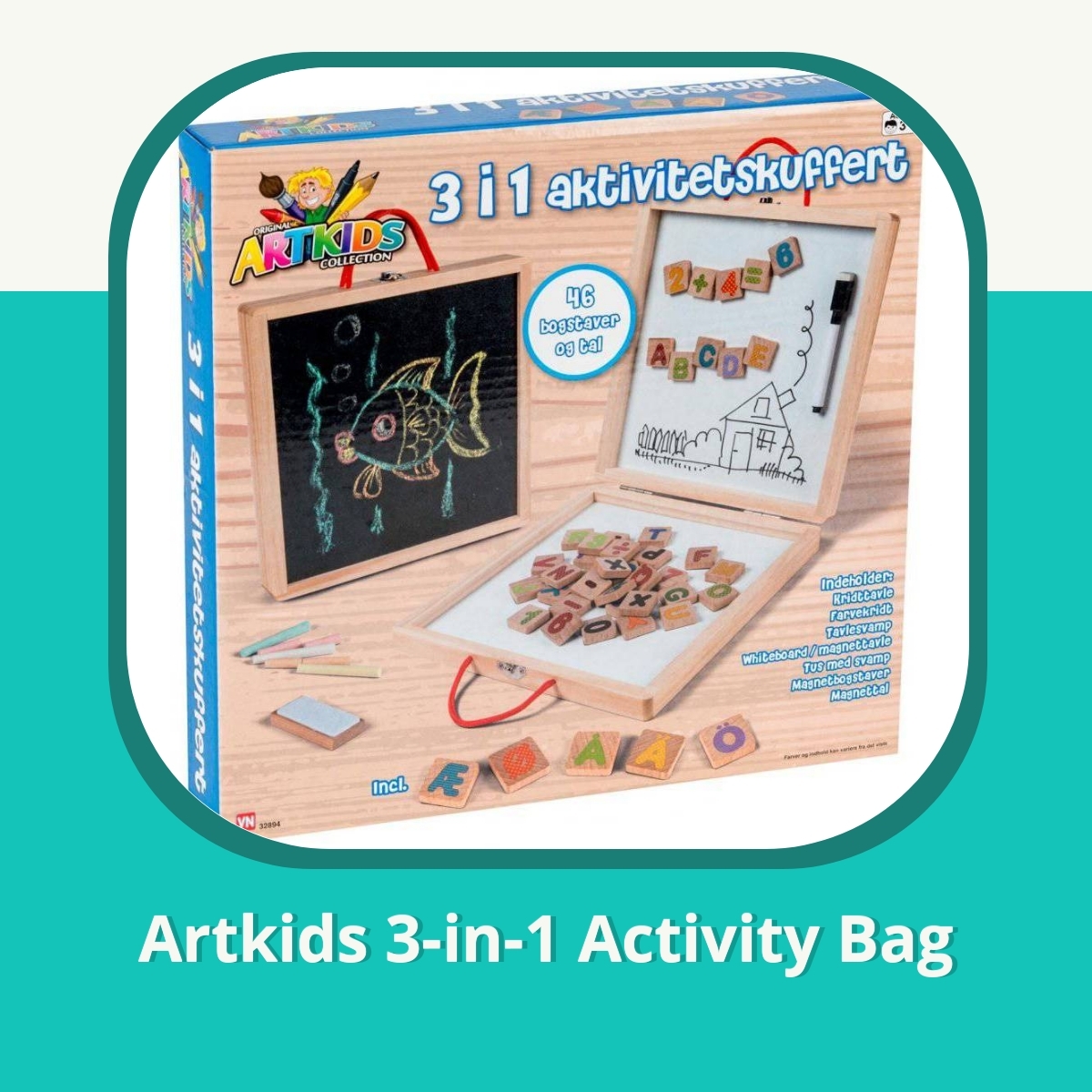 Anmeldelse af Artkids 3-in-1 Activity Bag
