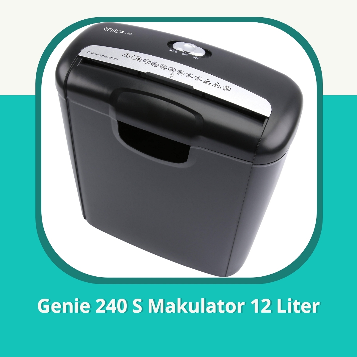 Anmeldelse af Genie 240 S Makulator 12 Liter