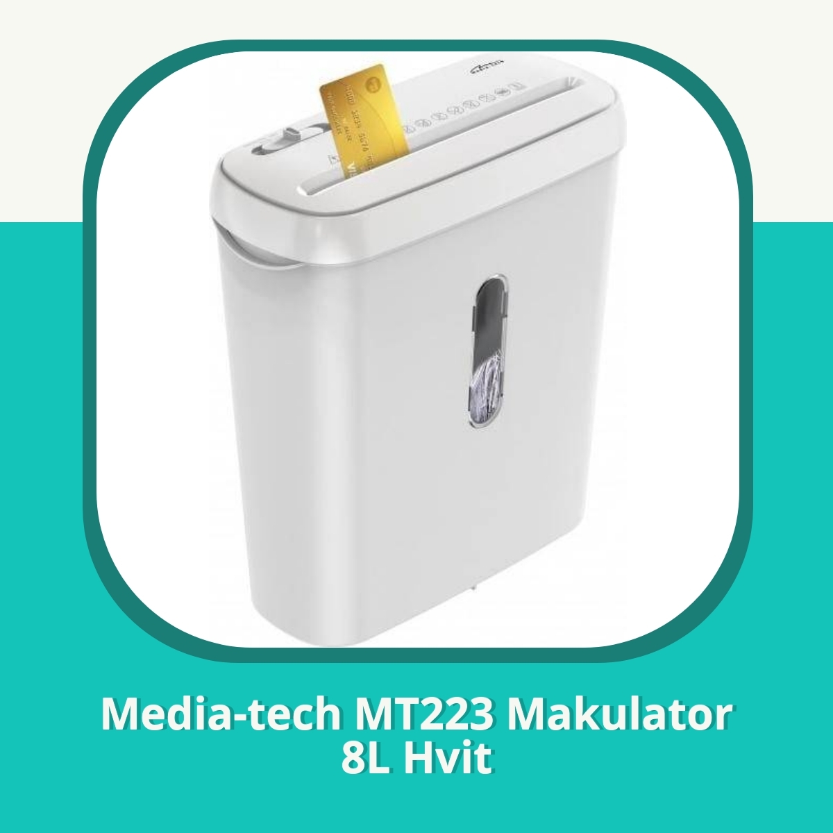 Anmeldelse af Media-tech MT223 Makulator 8L Hvit