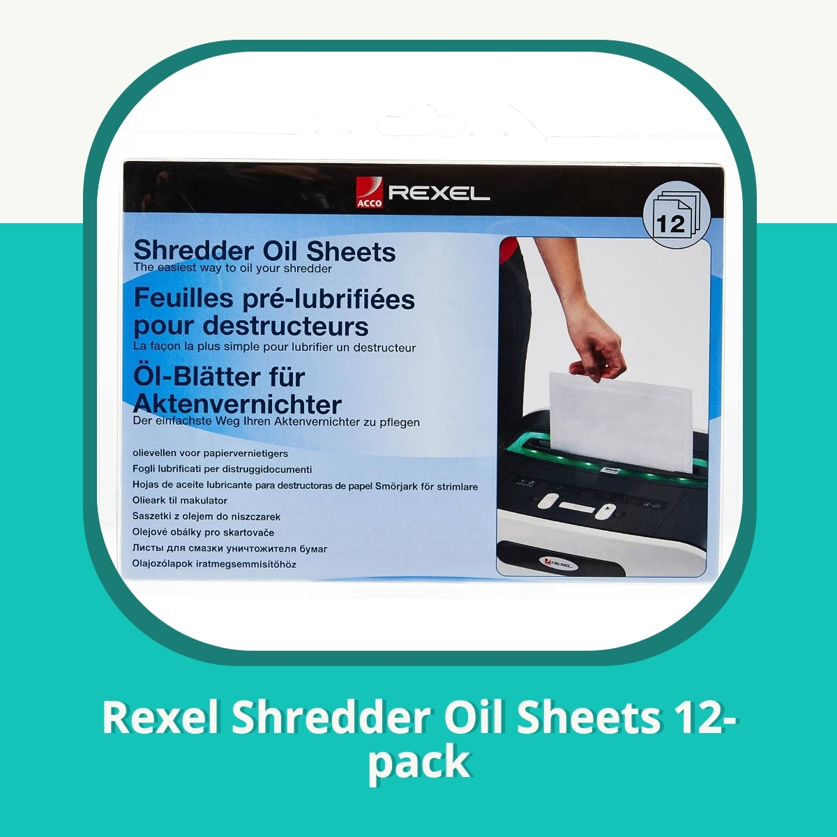 Recension af Rexel Shredder Oil Sheets 12-pack