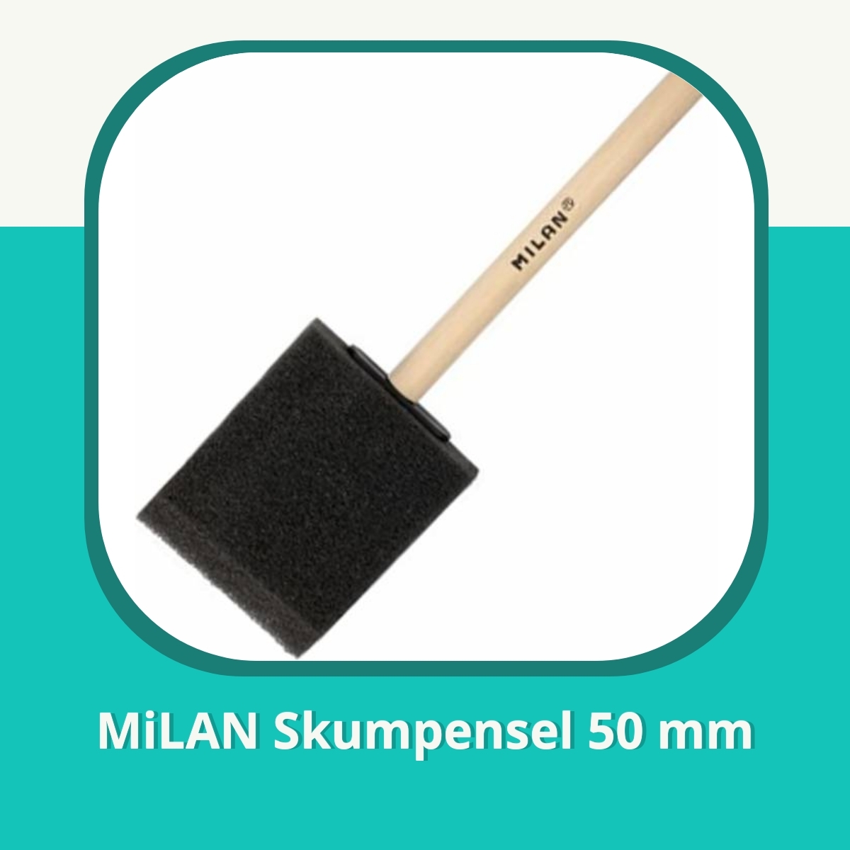 Anmeldelse af MiLAN Skumpensel 50 mm