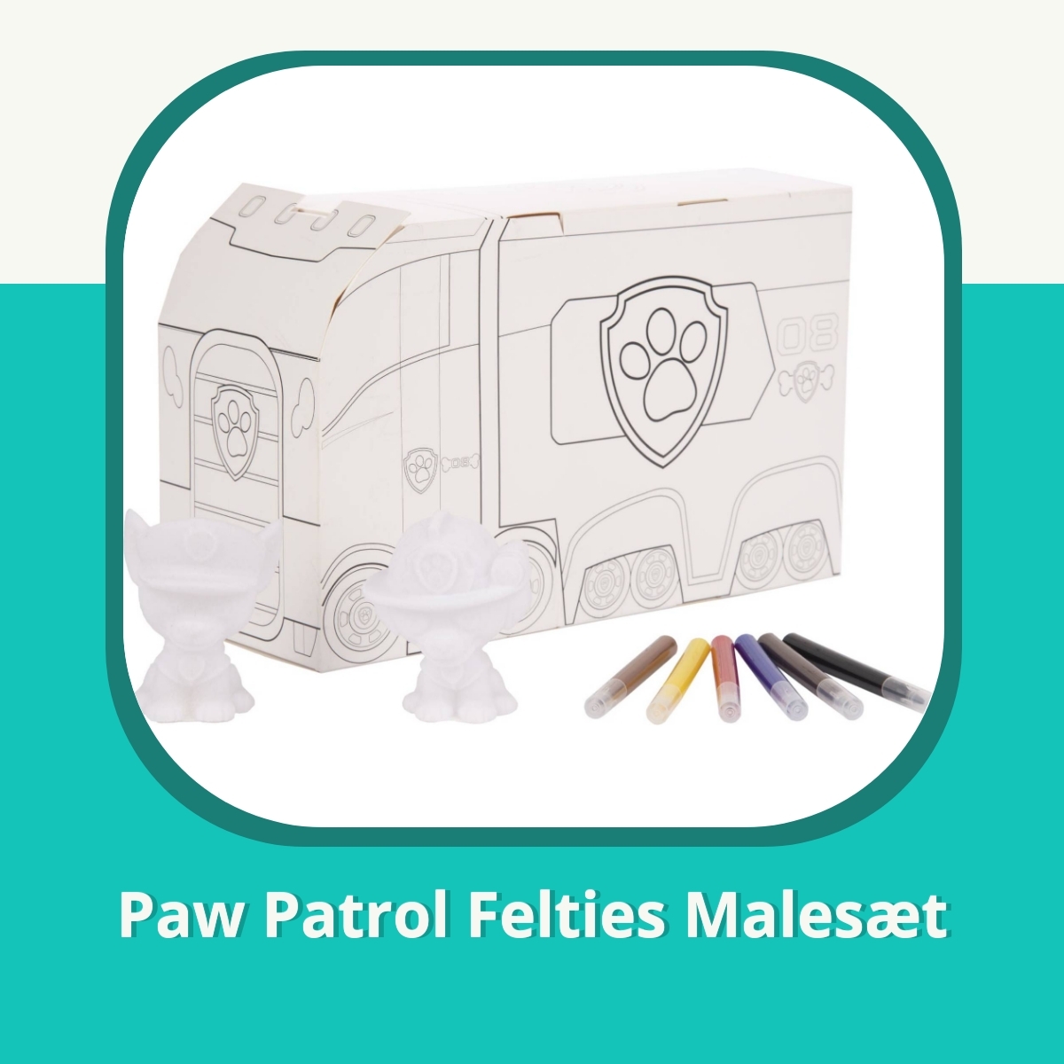 Anmeldelse af Paw Patrol Felties Malesæt