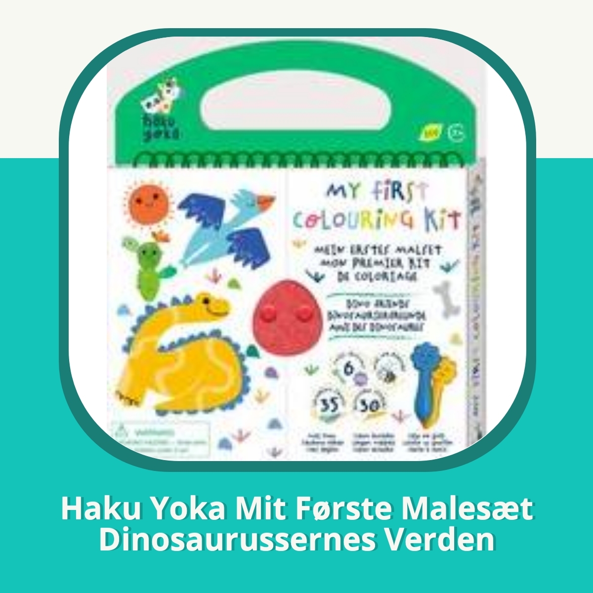 Anmeldelse af Haku Yoka Mit Første Malesæt Dinosaurussernes Verden