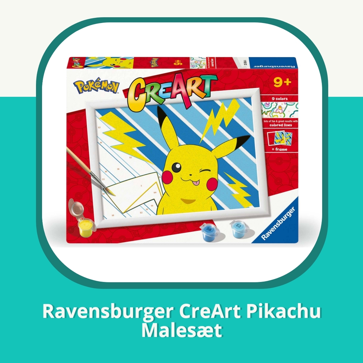 Anmeldelse af Ravensburger CreArt Pikachu Malesæt