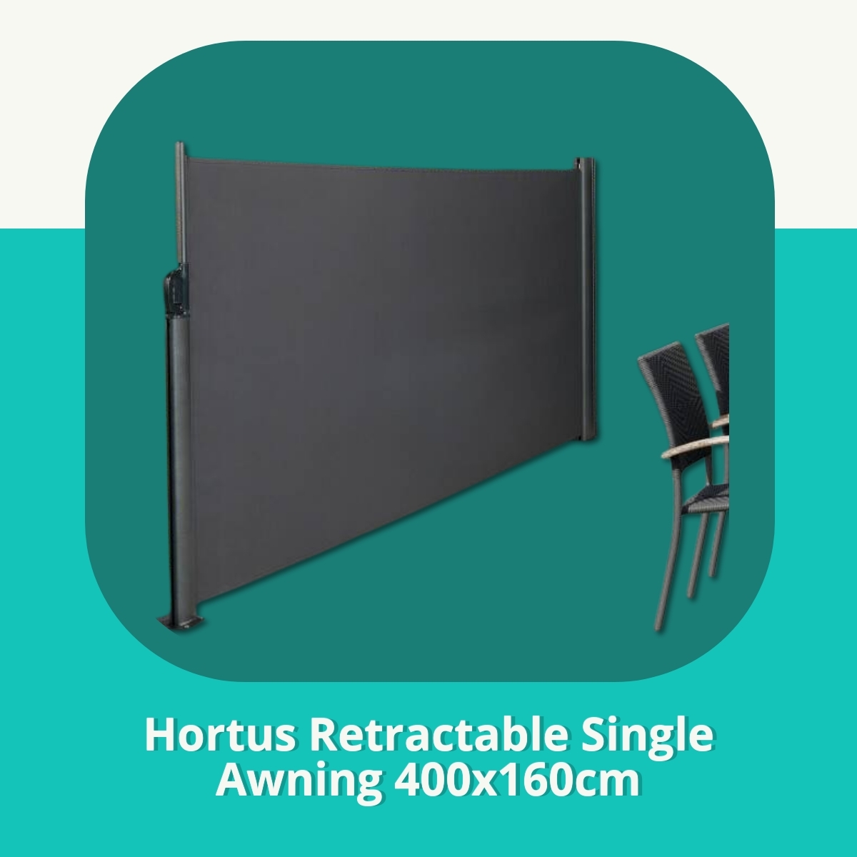 Anmeldelse af Hortus Retractable Single Awning 400x160cm