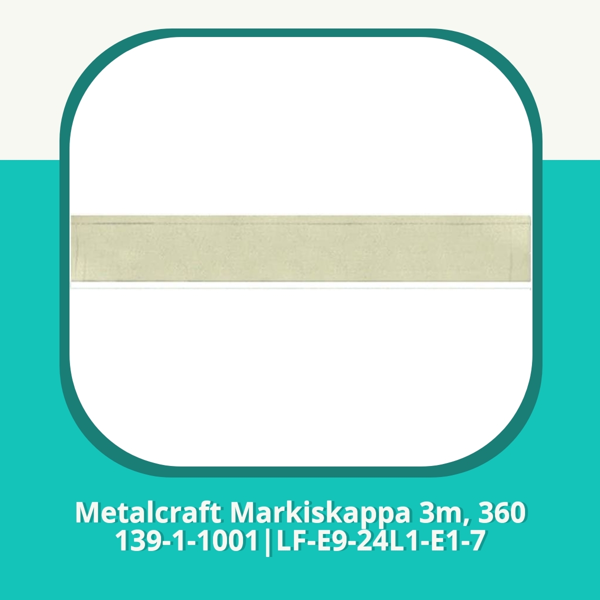 Anmeldelse af Metalcraft Markiskappa 3m, 360 139-1-1001|LF-E9-24L1-E1-7