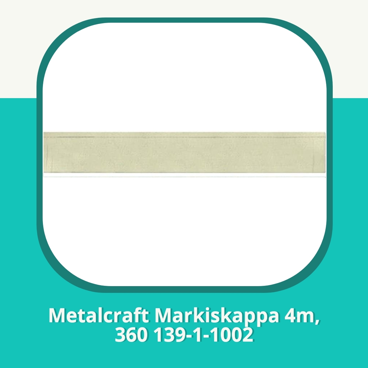 Anmeldelse af Metalcraft Markiskappa 4m, 360 139-1-1002
