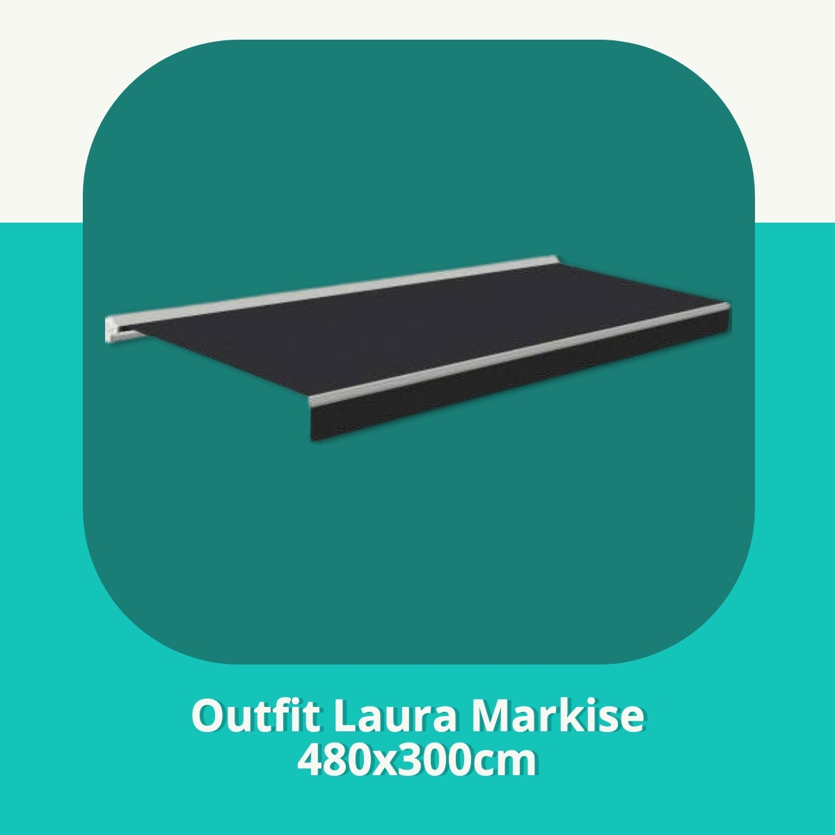Anmeldelse af Outfit Laura Markise 480x300cm