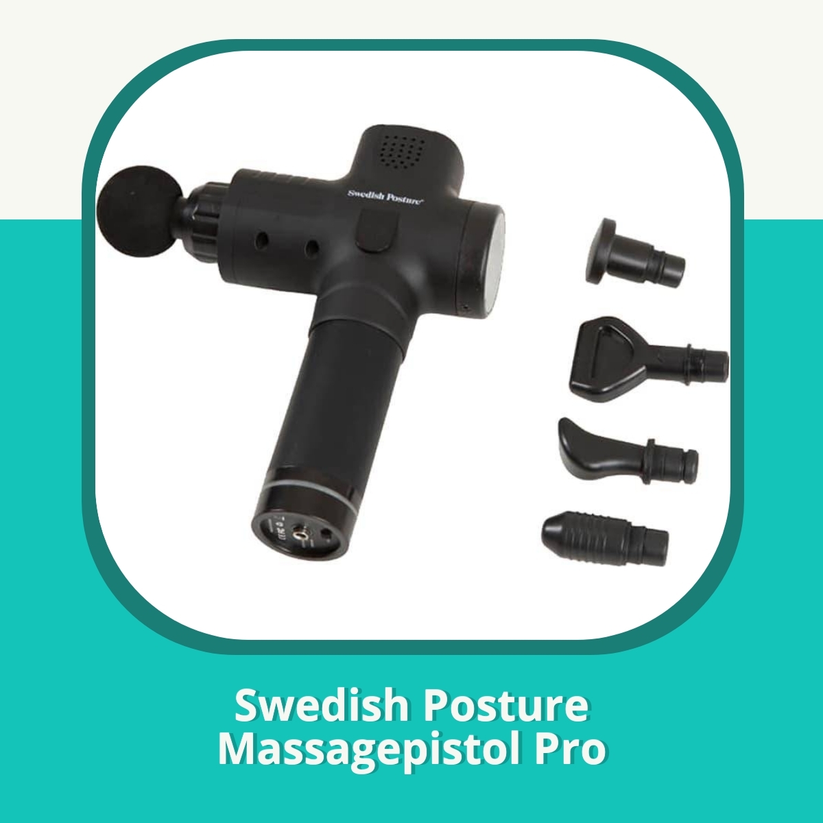 Anmeldelse af Swedish Posture Massagepistol Pro