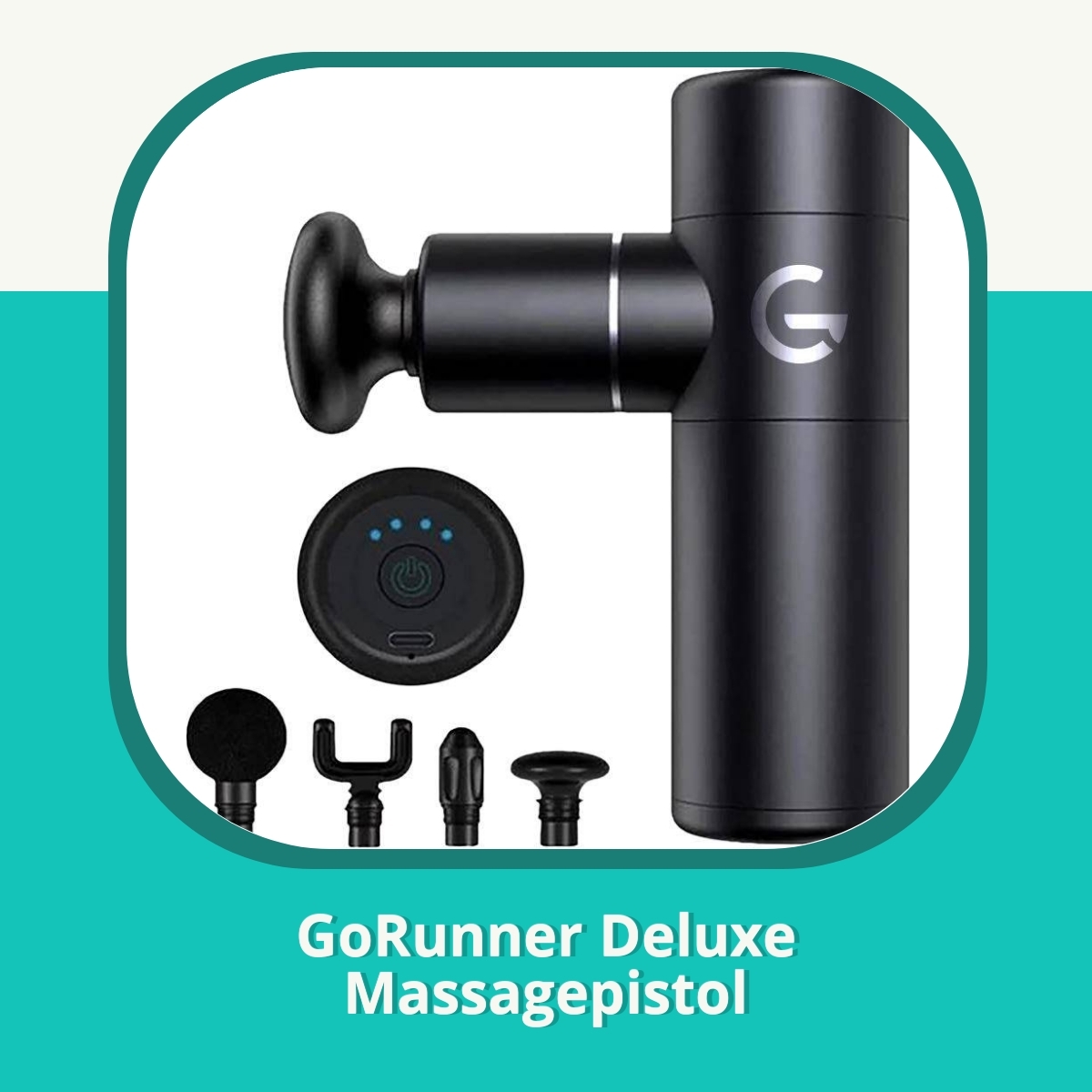 Anmeldelse af GoRunner Deluxe Massagepistol