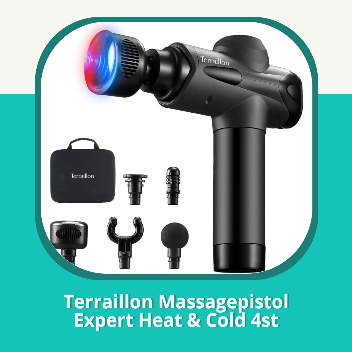 Recension af Terraillon Massagepistol Expert Heat & Cold 4st