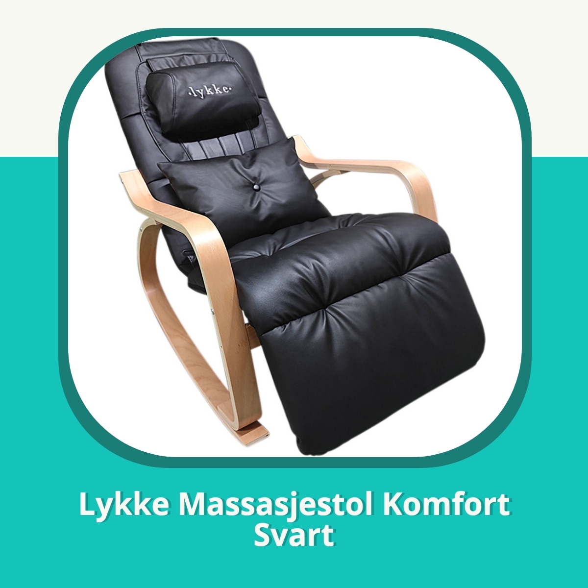 Anmeldelse af Lykke Massasjestol Komfort Svart