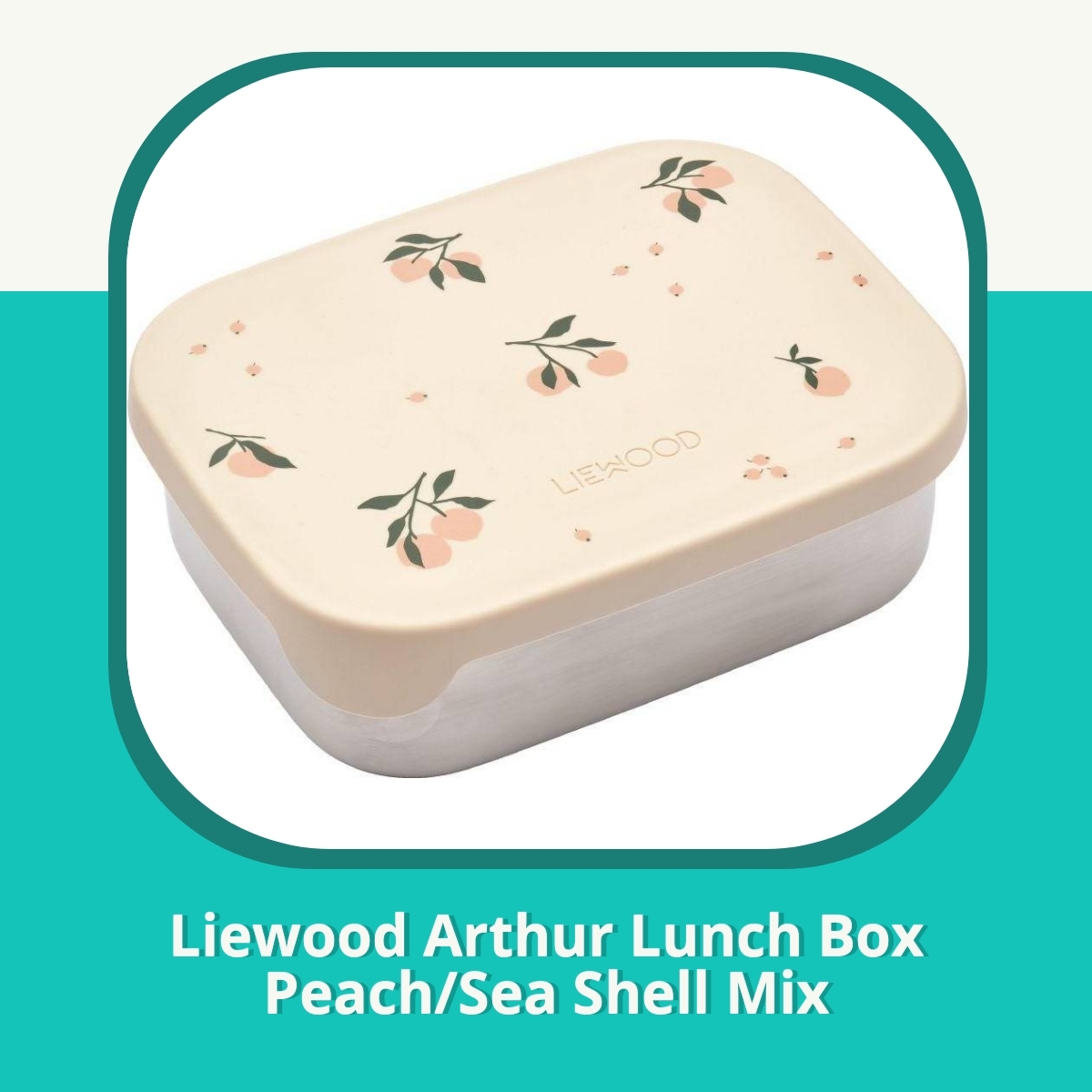 Anmeldelse af Liewood Arthur Lunch Box Peach/Sea Shell Mix