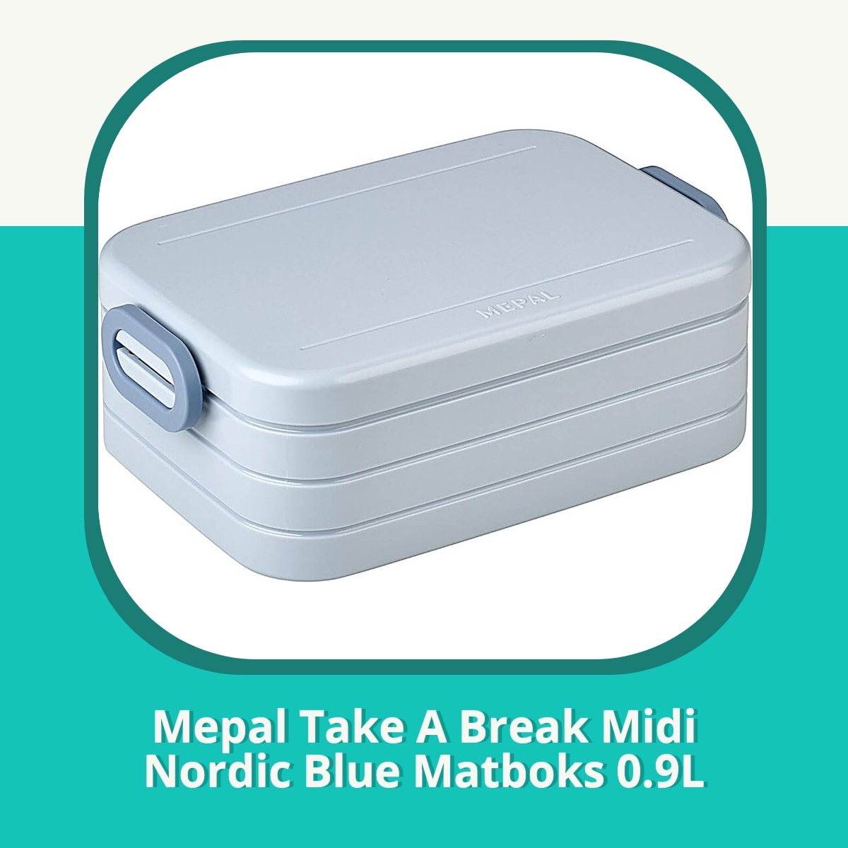 Anmeldelse af Mepal Take A Break Midi Nordic Blue Matboks 0.9L