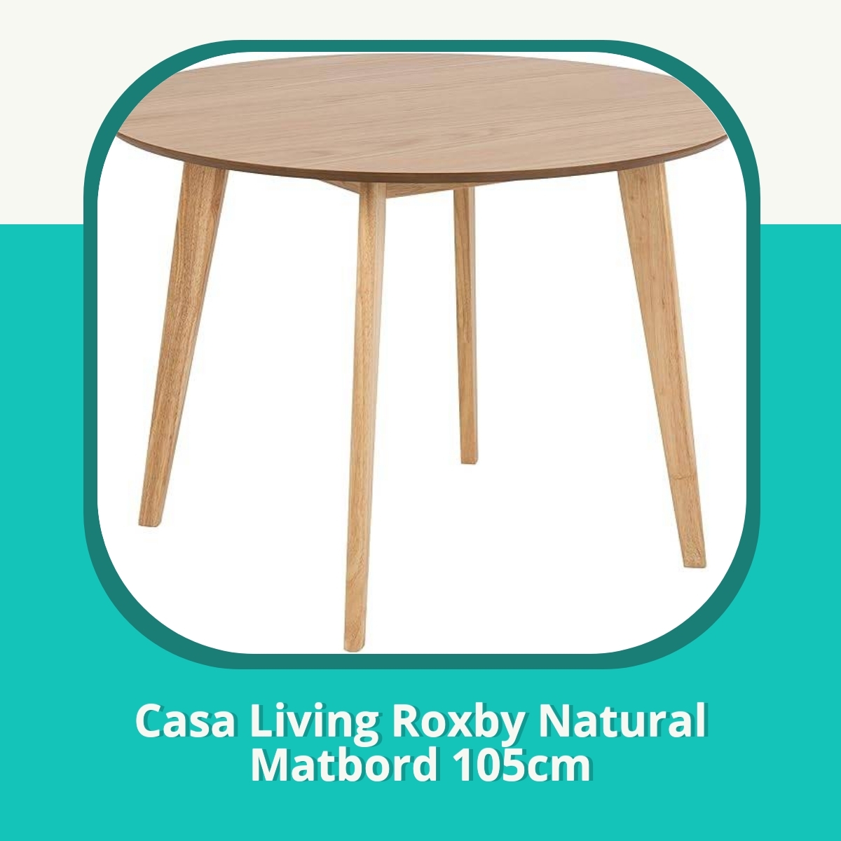 Recension af Casa Living Roxby Natural Matbord 105cm