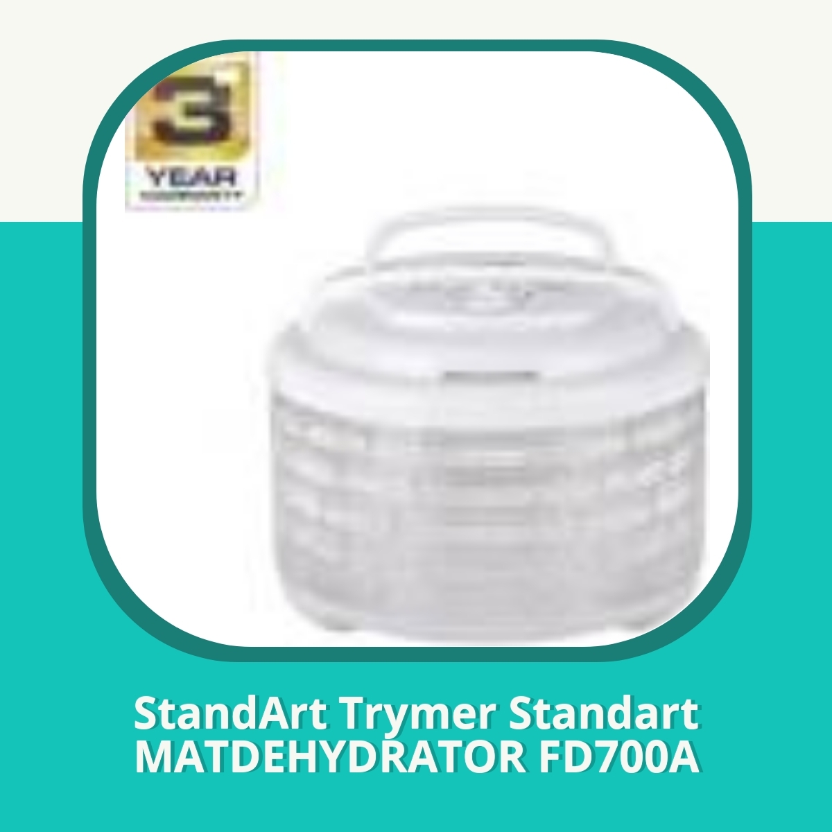 Anmeldelse af StandArt Trymer Standart MATDEHYDRATOR FD700A