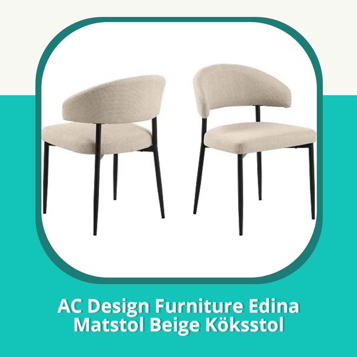 Recension af AC Design Furniture Edina Matstol Beige Köksstol